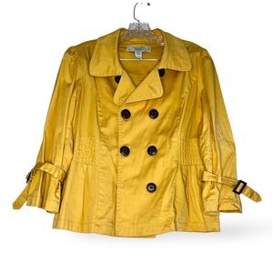 American Rag light weight peplum jacket: blazer size large